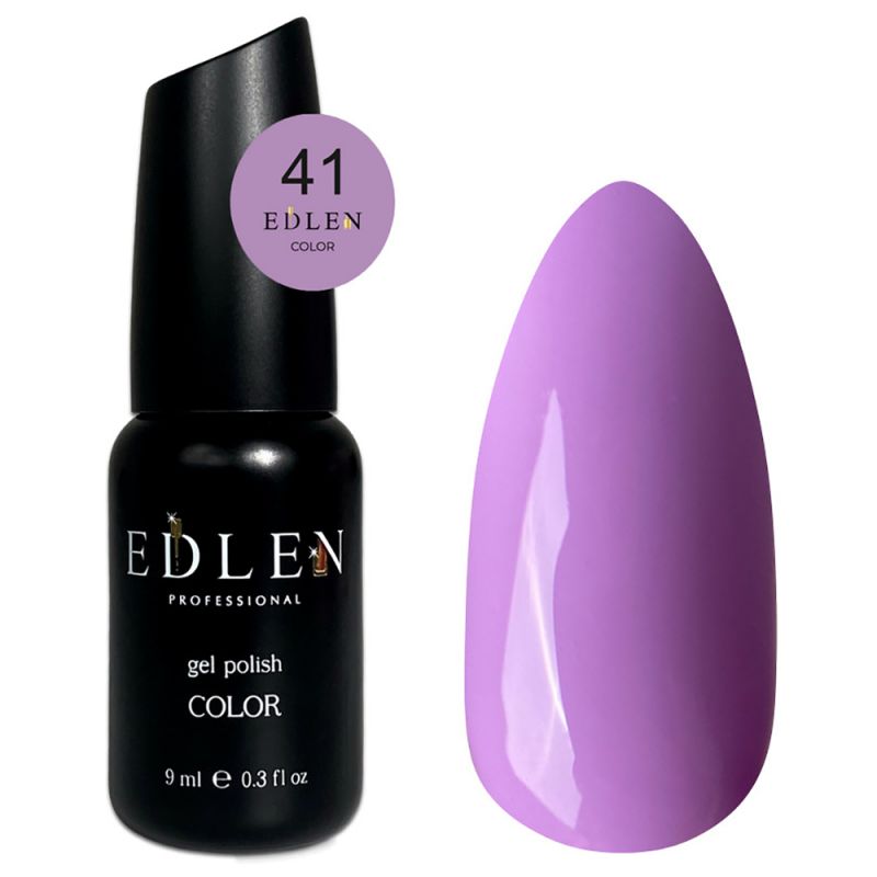 Гель-лак Edlen Color №041 (ліловий, емаль) 9 мл