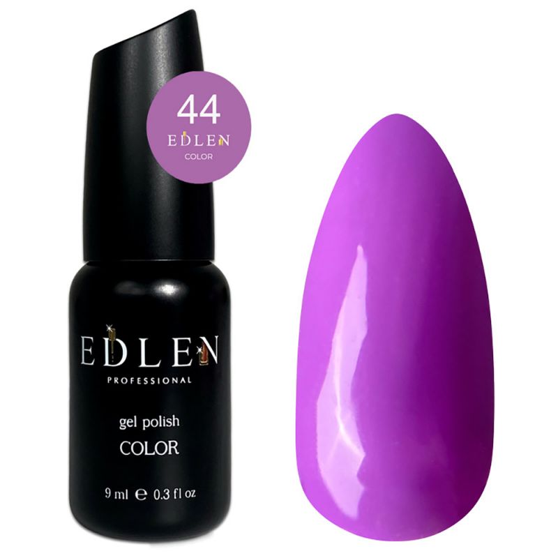 Гель-лак Edlen Color №044 (пурпурний, емаль) 9 мл