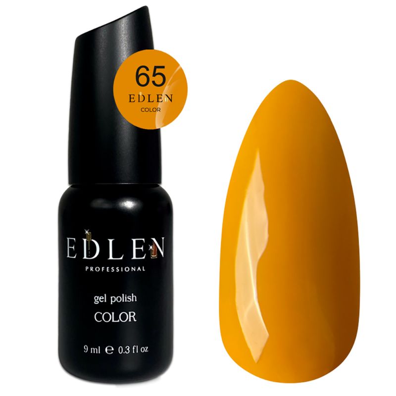 Гель-лак Edlen Color №065 (горчичный, эмаль) 9 мл