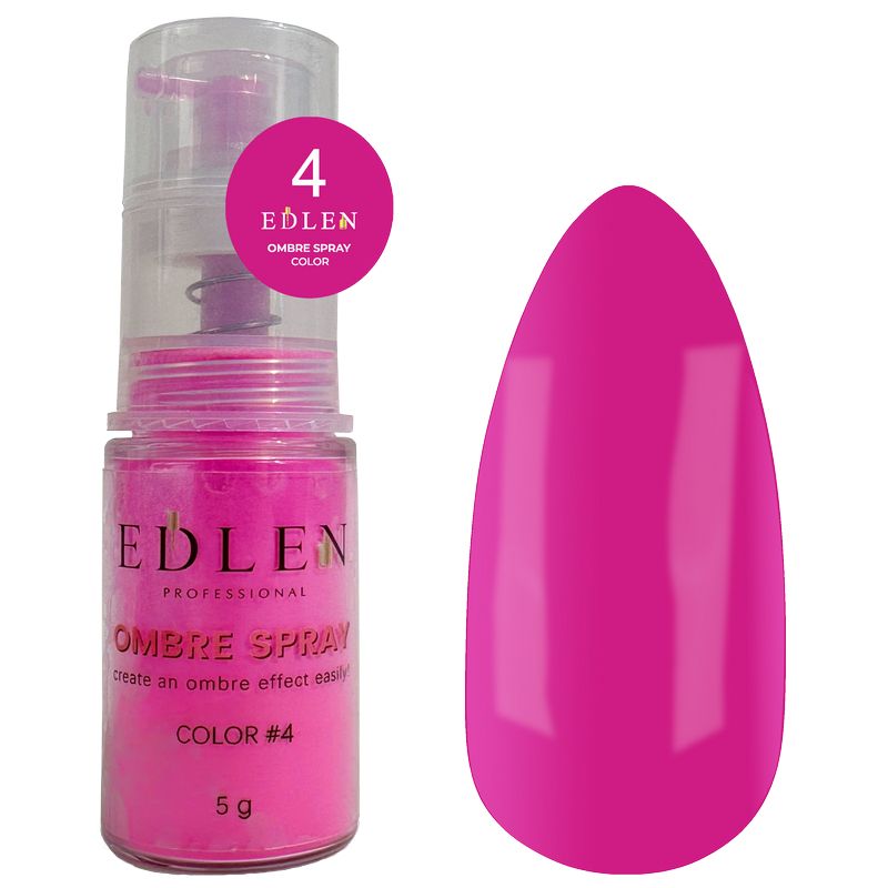 Спрей-пудра для нігтів Edlen Ombre Spray Color №4 (з ефектом омбре) 5 г
