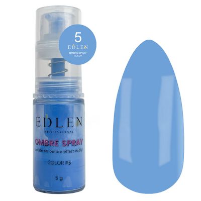 Спрей-пудра для ногтей Edlen Ombre Spray Neon №05 (голубой) 5 г