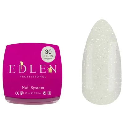 Акрил-гель для нігтів Edlen Water Acrygel Opal №30 (молочний із шиммером) 15 мл