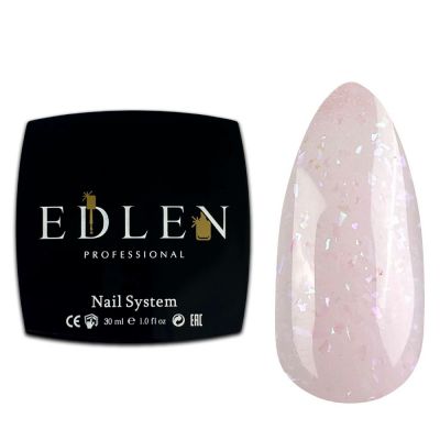 Камуфлююча база EdLen Cover Base Shimmer №66 (молочно-рожевий з кольоровою слюдою) 30 мл