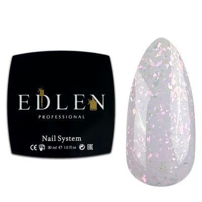 Камуфлирующая база EdLen Cover Base Shimmer №67 (молочно-лиловый с цветной слюдой) 30 мл