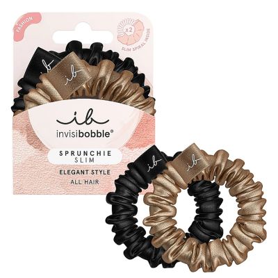 Гумка для волосся Invisibobble Sprunchie Slim True Golden 2 штуки