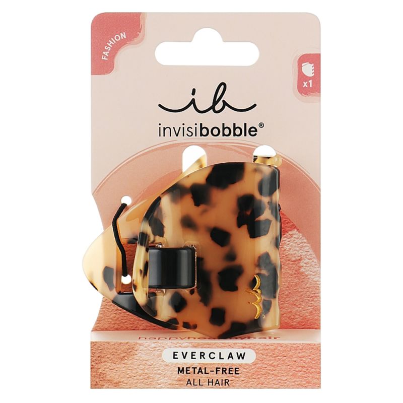 Заколка-краб для волос Invisibobble Everclaw Leo Love (тигровый, средний)