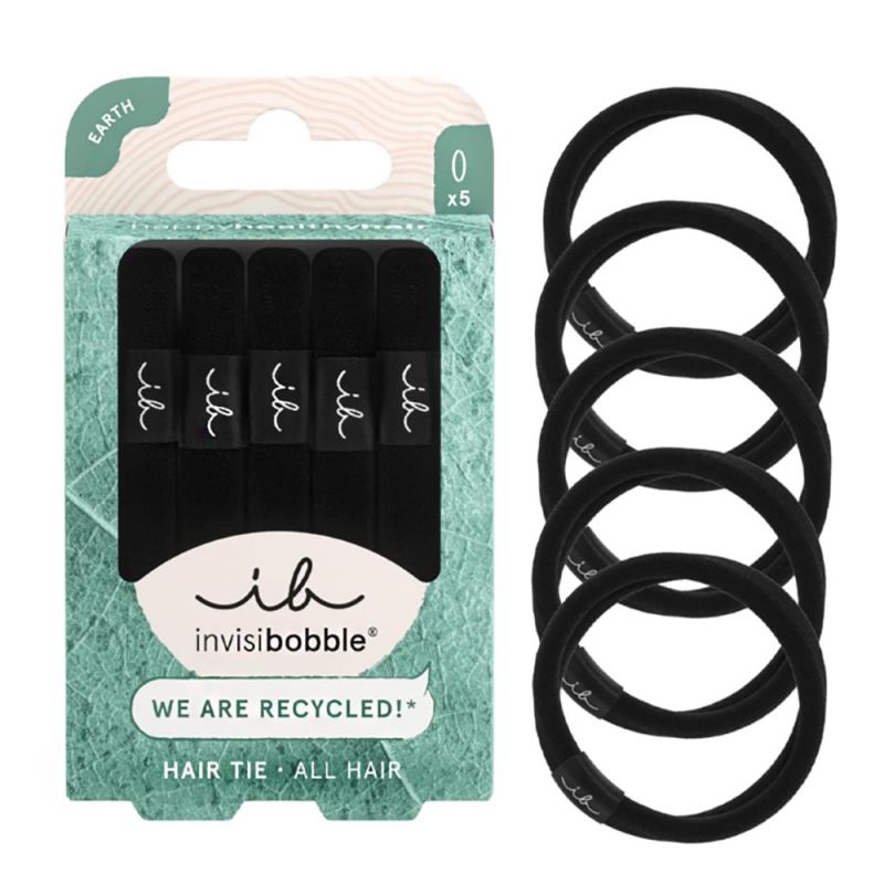 Гумка для волосся Invisibobble Hair Tie Black 5 штук