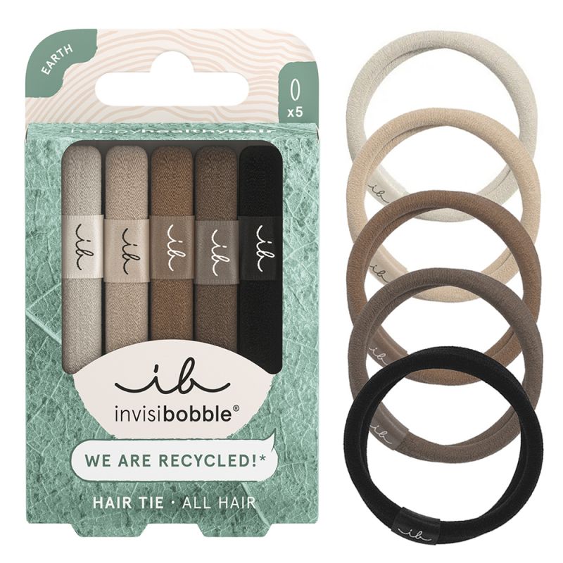 Гумка для волосся Invisibobble Hair Tie Mocha 5 штук