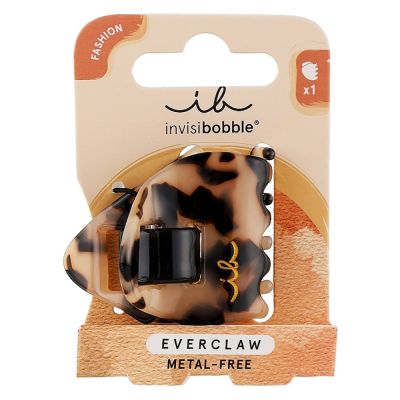 Заколка-краб для волос Invisibobble Everclaw Mini Leo Baby (тигровый, маленький)