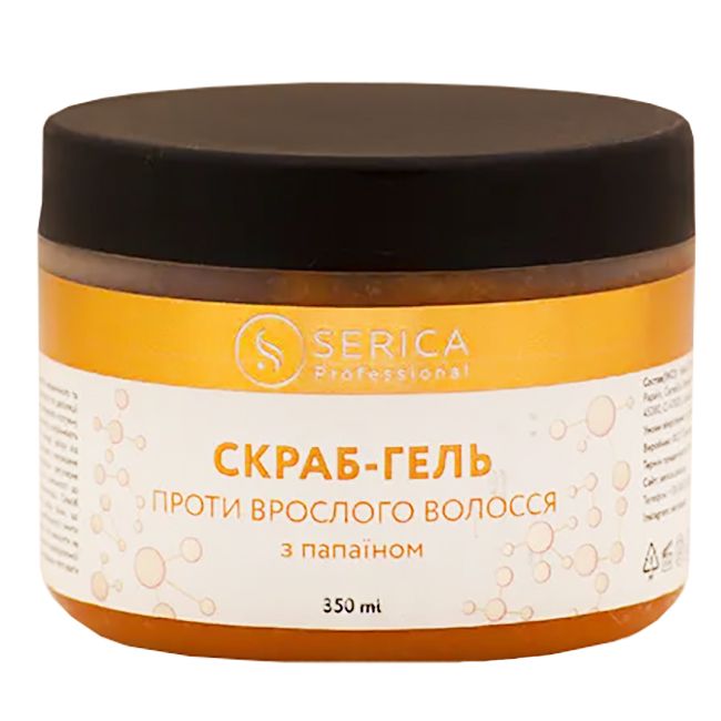 Скраб-гель против вросших волос Serica Papain Scrub-Gel 350 мл