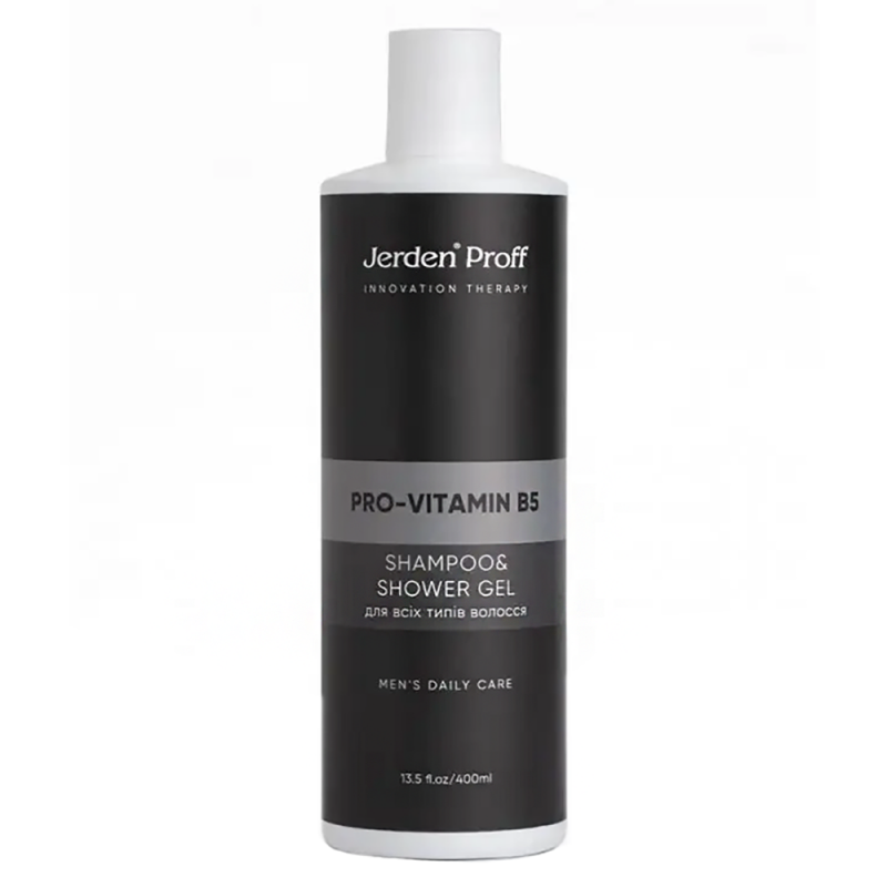Шампунь-гель для душа мужской Jerden Proff Pro-Vitamin B5 Shampoo & Shower Gel 400 мл