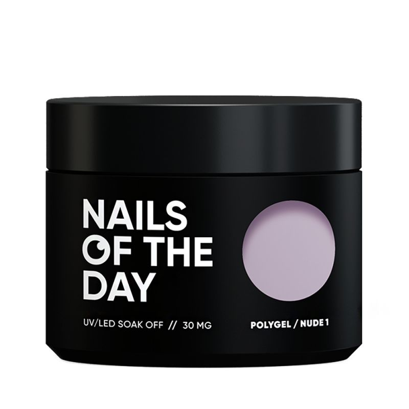 Полигель Nails Of The Day Poly Gel Nude №01 (бежево-розовый) 30 мл