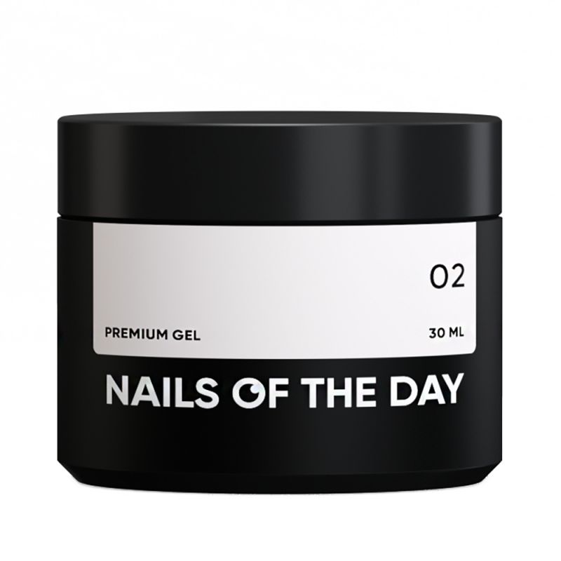 Строительный гель Nails Of The Day Premium Gel №02 (молочный) 30 мл