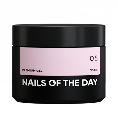 Будівельний гель Nails Of The Day Premium Gel №05 (рожевий) 30 мл