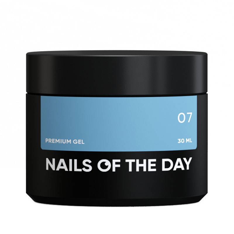 Будівельний гель Nails Of The Day Premium Gel №07 (блакитний) 30 мл