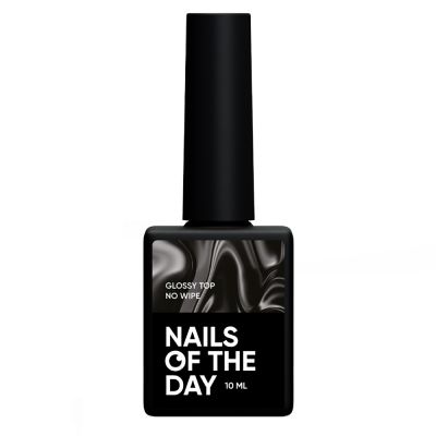 Топ для гель-лака без липкого слоя Nails Of The Day Glossy Top No Wipe 10 мл