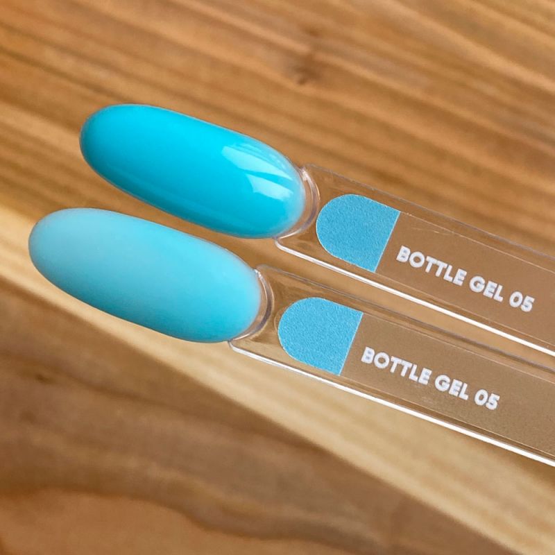 Камуфлирующий гель для укрепления ногтей Nails Of The Day Bottle Gel №05 (голубой) 10 мл
