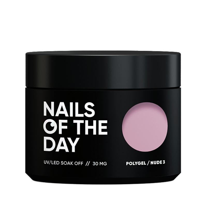 Полігель Nails Of The Day Poly Gel Nude №03 (блідо-рожевий) 30 мл