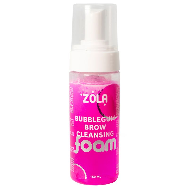 Пена для бровей очищающая ZOLA Bubblegum Brow Cleansing 150 мл