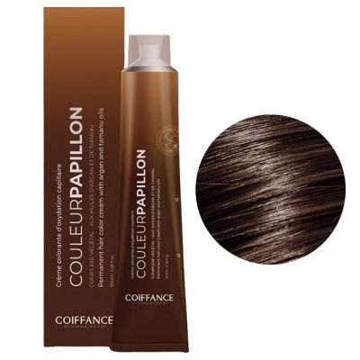 Крем-краска для волос Coiffance Color Papillon Care 5.71 (светлый шатен шоколадно-пепельный) 100 мл