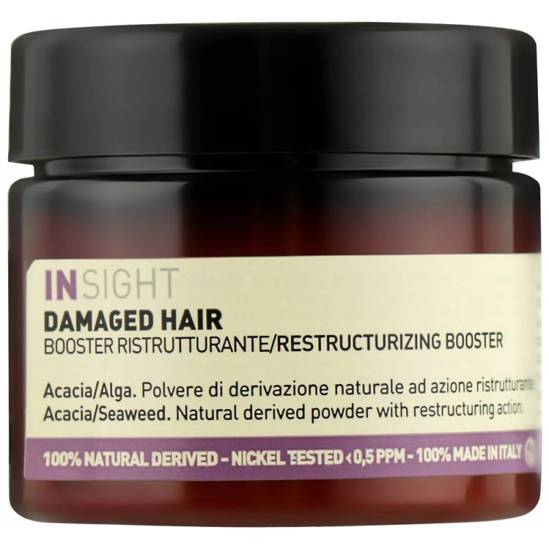 Бустер для відновлення пошкодженого волосся Insight Damaged Hair Restructurizing Booster (пудра) 35 г