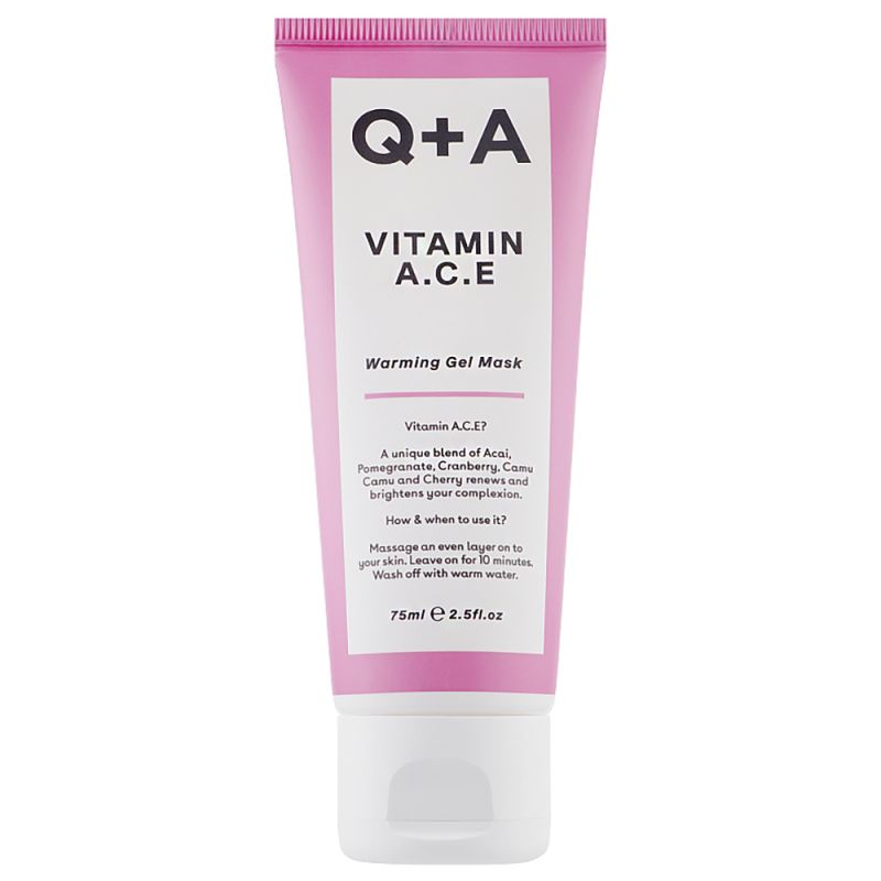 Маска для обличчя Q+A Vitamin A.C.E. Warming Gel Mask 75 мл