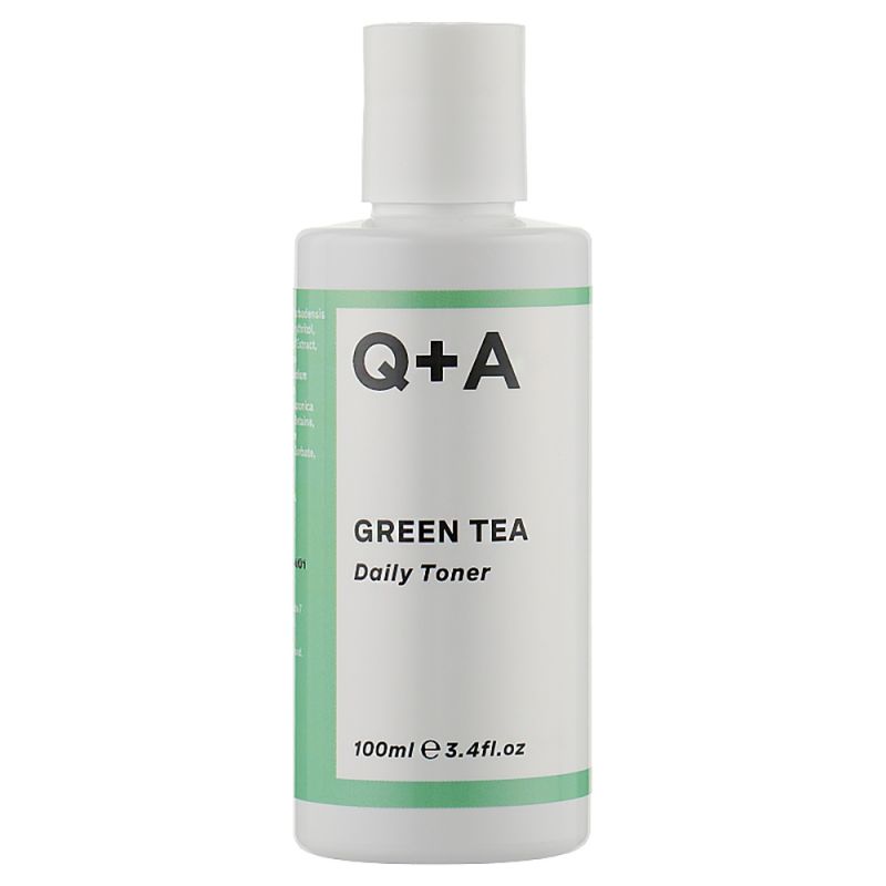 Тонер для обличчя з екстрактом зеленого чаю Q+A Green Tea Daily Toner 100 мл