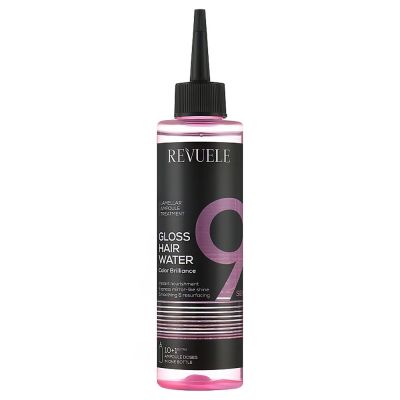 Жидкий кондиционер для яркости цвета волос Revuelle Gloss Hair Water Color Brilliance 220 мл