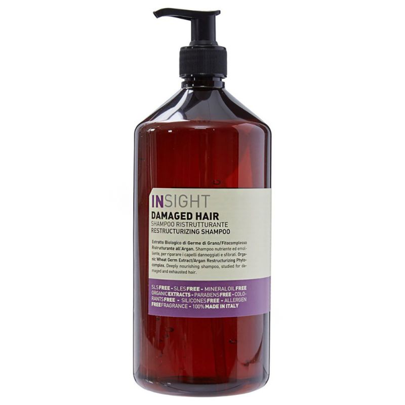 Шампунь відновлюючий для пошкодженого волосся Insight Restructurizing Shampoo 900 мл