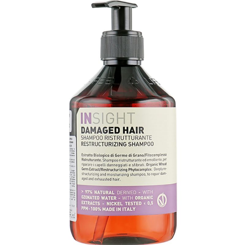 Шампунь для восстановления поврежденных волос Insight Restructurizing Shampoo 400 мл