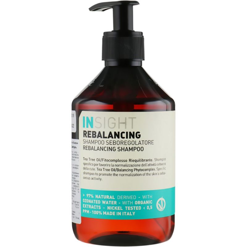 Шампунь для жирної шкіри голови Insight Rebalancing Shampoo 400 мл