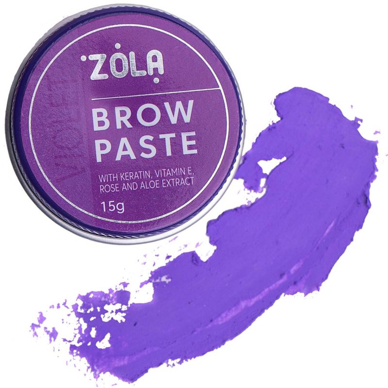 Контурная паста для бровей Zola Brow Paste (фиолетовый) 15 г