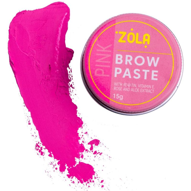 Контурна паста для брів Zola Brow Paste (рожевий) 15 г
