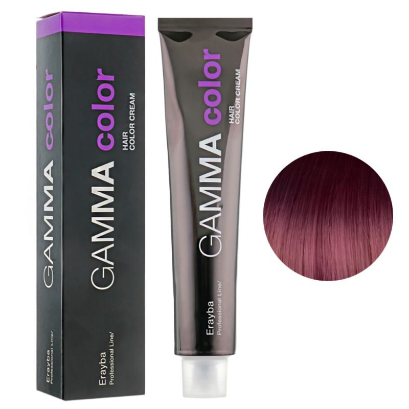 Крем-краска для волос Erayba Gamma Hair Color Cream 5/59 (махагоново-красный) 100 мл