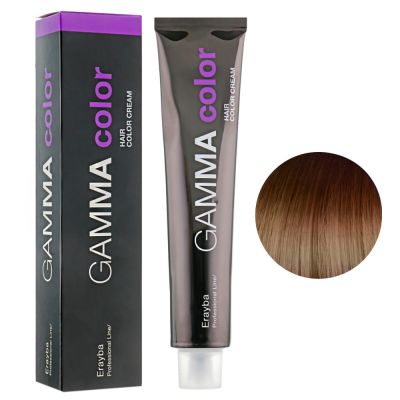 Крем-краска для волос Erayba Gamma Hair Color Cream 5/64 (светлый коричнево-медный) 100 мл