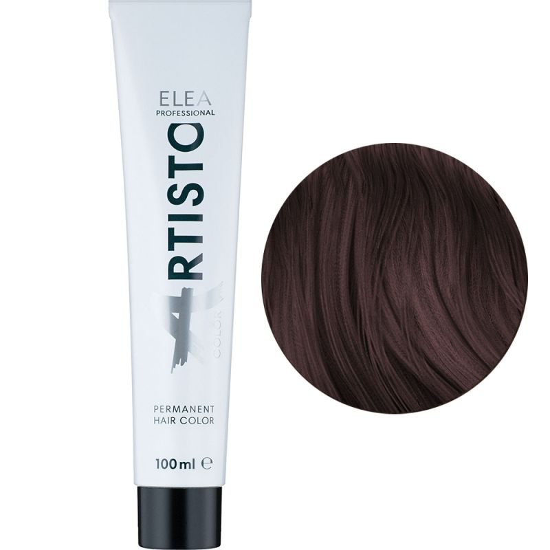 Крем-краска для волос Elea Professional Artisto Color 5.72 (светлый шатен коричнево-фиолетовый) 100 мл