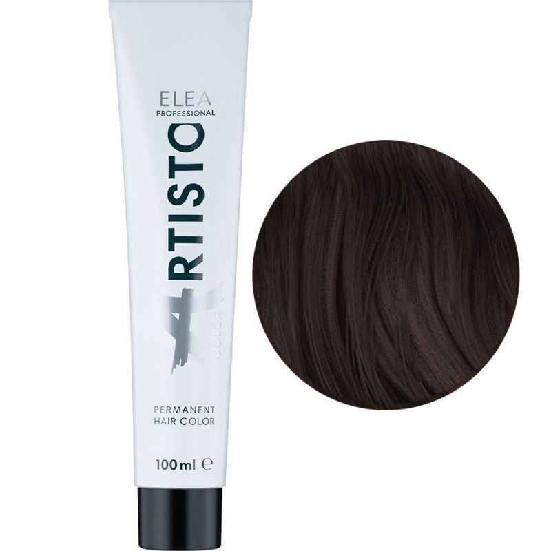 Крем-фарба для волосся Elea Professional Artisto Color 5.75 (світлий шатен коричневий махагон) 100 мл