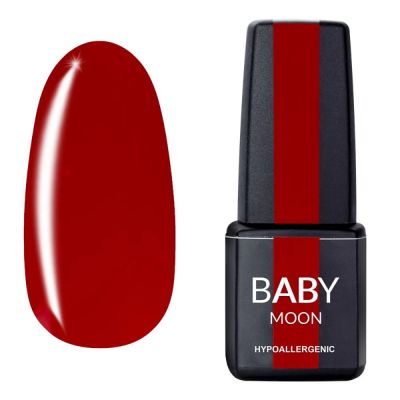 Гель-лак Moon Baby Red Chic №14 (червоний, емаль) 6 мл