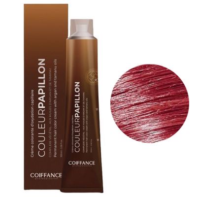 Крем-краска для волос Coiffance Color Papillon Care 6.60 (темно-русый ярко-красный) 100 мл