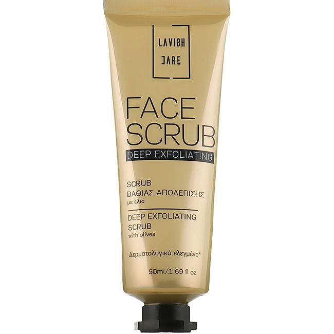 Скраб для глибокого очищення обличчя Lavish Care Face Scrub Deep Exfoliating (з оливковою олією) 50 мл