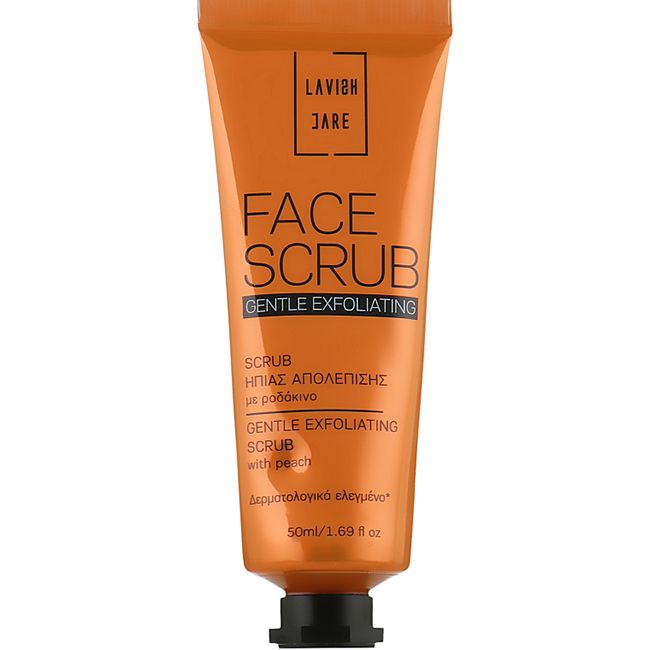 Скраб для чутливої шкіри обличчя Lavish Care Face Scrub Peach (з персиковим маслом) 50 мл
