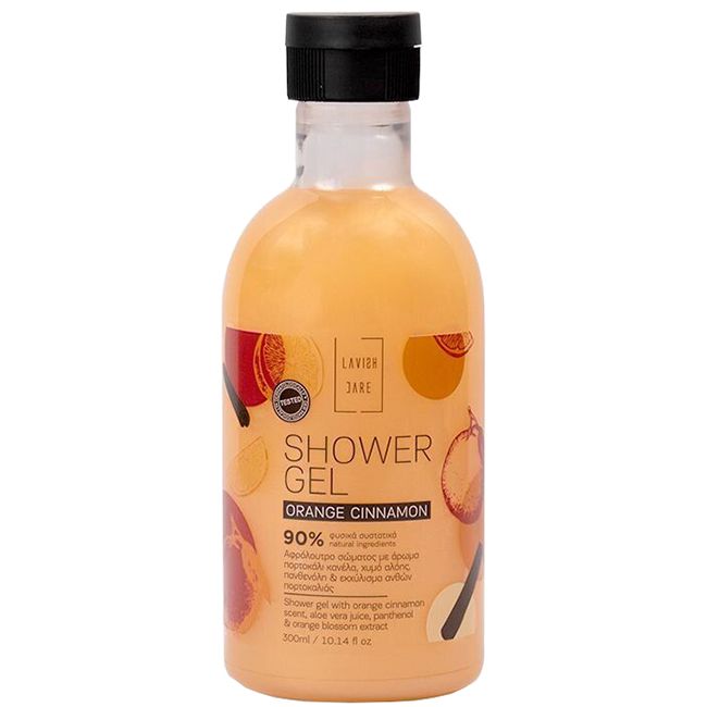 Гель для душа Lavish Care Shower Gel Orange Cinnamon (с ароматом апельсина и корицы) 300 мл