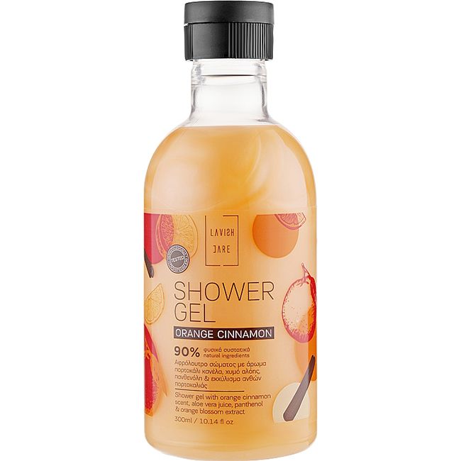 Гель для душа Lavish Care Shower Gel Orange Cinnamon (с ароматом апельсина и корицы) 300 мл
