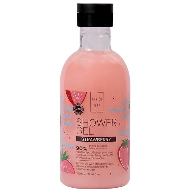 Гель для душа Lavish Care Shower Gel Strawberry (с ароматом клубники) 300 мл