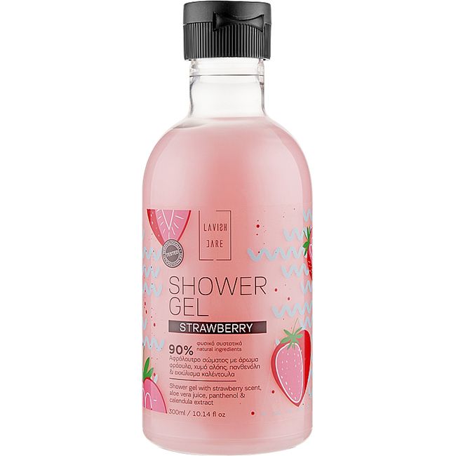 Гель для душа Lavish Care Shower Gel Strawberry (з ароматом полуниці) 300 мл