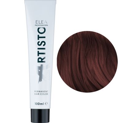 Крем-фарба для волосся Elea Professional Artisto Color 6.46 (темно-русявий мідно-червоний) 100 мл