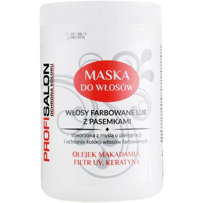 Маска для фарбованого волосся Profi Salon Hair Mask (з маслом макадамії і кератином) 1000 мол