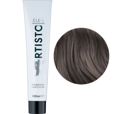 Крем-фарба для волосся Elea Professional Artisto Color 6.71 (коричнево-попелястий темно-русявий) 100 мл