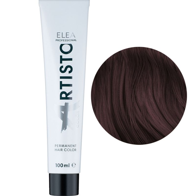 Крем-фарба для волосся Elea Professional Artisto Color 6.72 (коричнево-фіолетовий темно-русявий) 100 мл