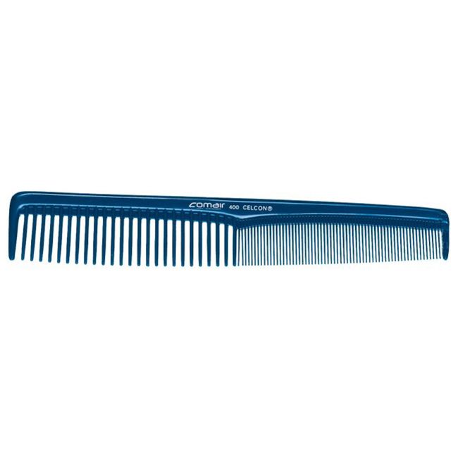 Расческа для стрижки волос Comair Blue Profi Line 400 (широкая, синяя)